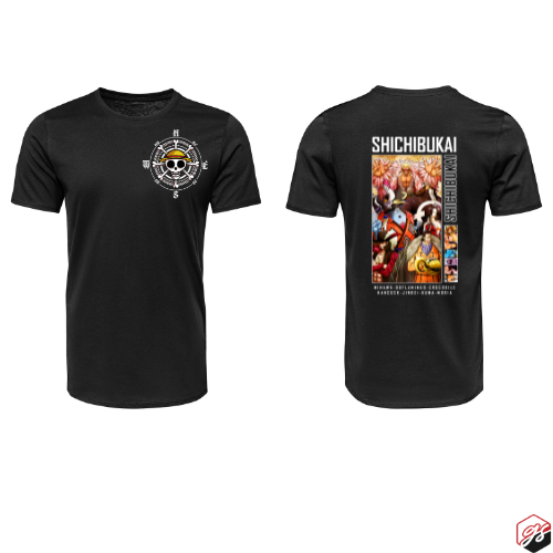 7 Warlord One Piece Short sleeve t shirt black