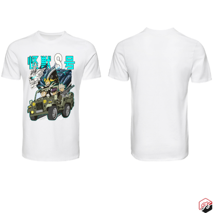 Kaiju #8 Short sleeve t shirt white