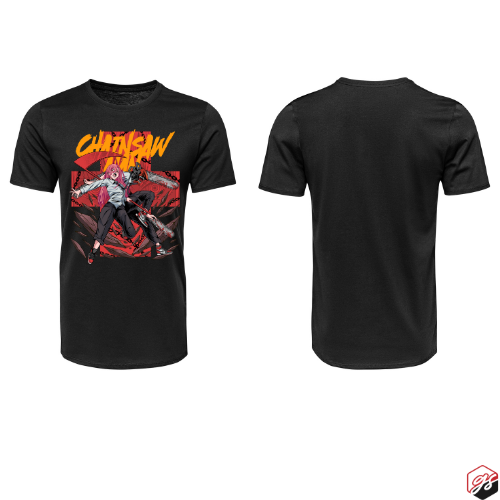 Chainsaw Man Short sleeve t shirt black