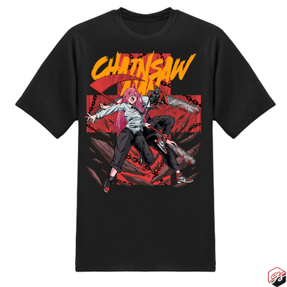 Chainsaw Man Short sleeve t shirt black