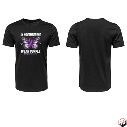 Epilepsy Awareness Black Unisex T-Shirt