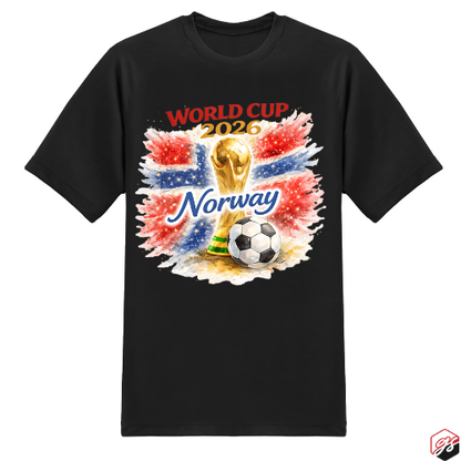 Norway World Cup 2026 unisex fan t-shirt – design detail