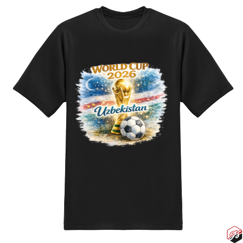 Uzbekistan World Cup 2026 unisex fan t-shirt – design detail