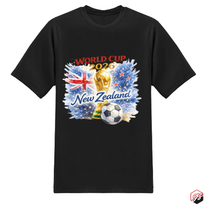 New Zealand World Cup 2026 unisex fan t-shirt – design detail