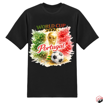 Portugal World Cup 2026 unisex fan t-shirt – design detail