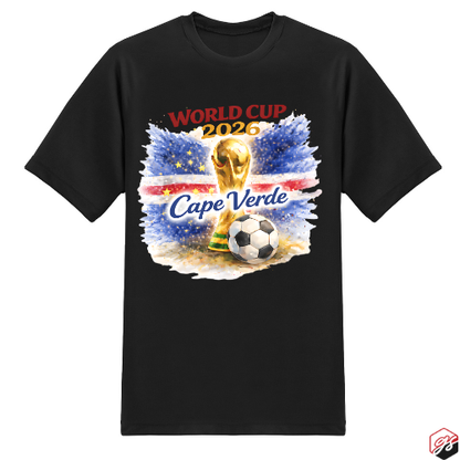 Cape Verde World Cup 2026 unisex fan t-shirt – front view