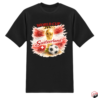 Switzerland World Cup 2026 unisex fan t-shirt – back view