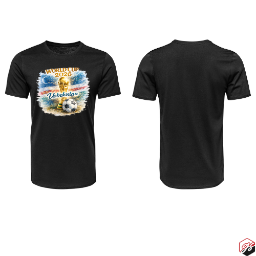 Uzbekistan World Cup 2026 unisex fan t-shirt – styled view