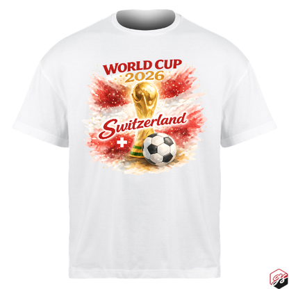 Switzerland World Cup 2026 unisex fan t-shirt – styled view