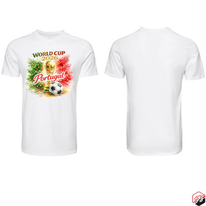 Portugal World Cup 2026 unisex fan t-shirt – back view