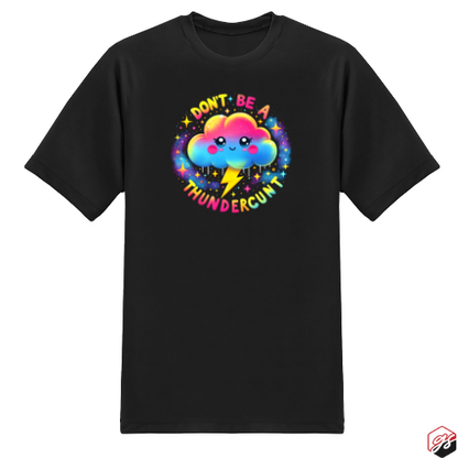 Black Short Sleeve Thundercunt