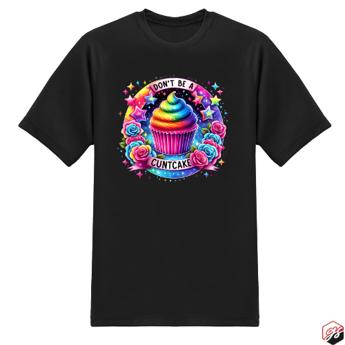 Cuntcake Black Short sleeve t shirt