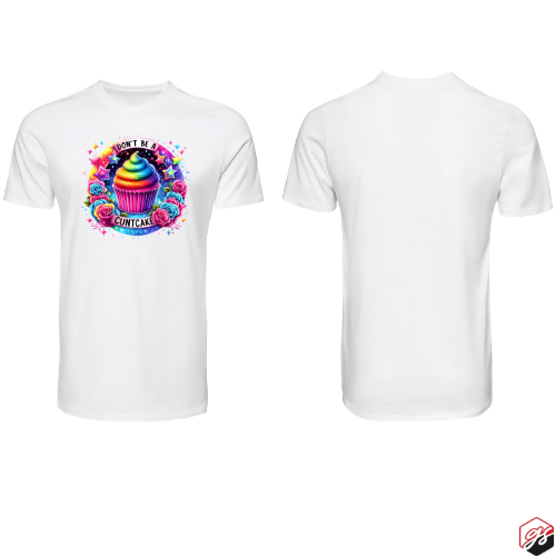 Cuntcake White Short sleeve t shirt